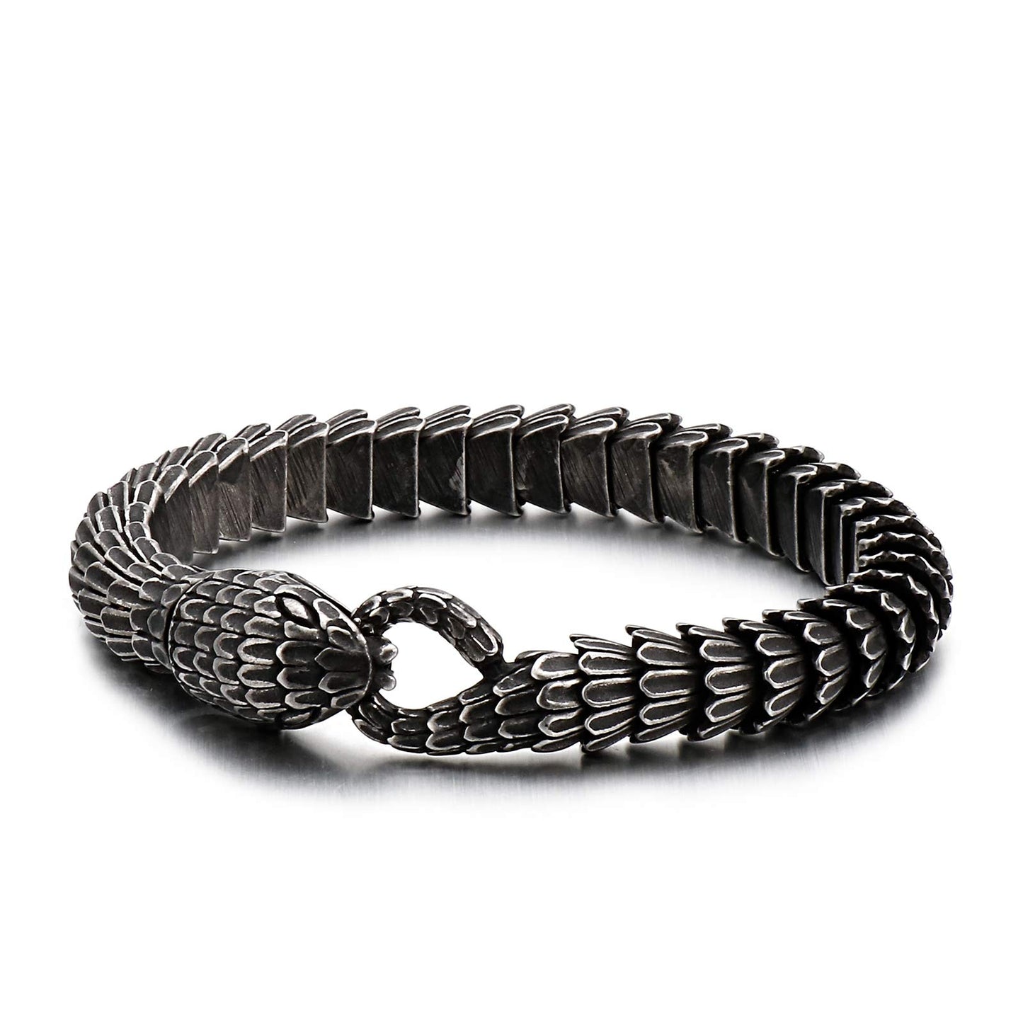 💸The Key to Limitless Wealth - Shadow Scale Eagle Head Bracelet🦅