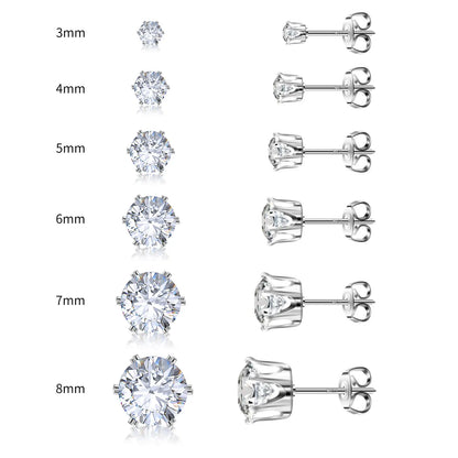 🔥Hot Sale💎Classic 6-Prong Moissanite Earrings💎