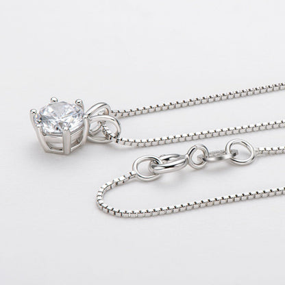 ❤️Special Offer❤️Luxury Solitaire 6-Prong Moissanite Necklace (🎁FREE Earrings Only Today)